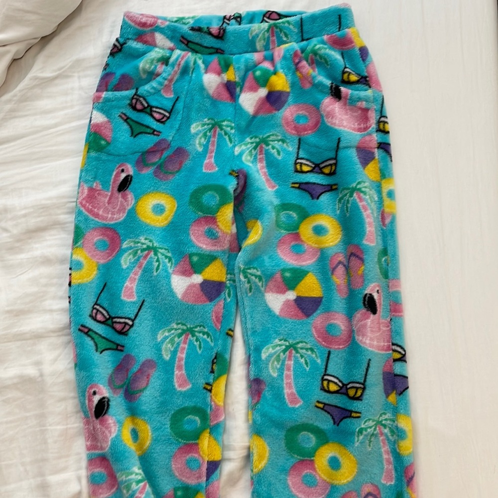 Silly soft plush pajama pants for kids! Fun Design!